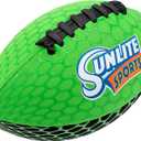 Sunlite Sports Waterproof Football for Lawn Backyard Pool Beach Lake Park Water Toy, Outdoor Play, for Kids Children Teens Adults, Family Fun (Glow In The Dark)
