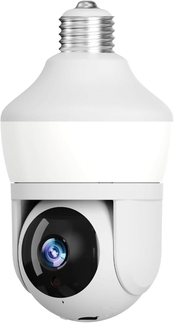 Pro Security Camera with 80 Watt Equivalent LED Light, Two Way Talk, HD Video WiFi Smart Camera, Perfect for Indoor Outdoor Night Vision Motion Detection