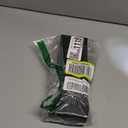 Clip on Ties for Men, 2 Pcs Black Tie & Clips Set, 20 Inches Premium Solid Color Ties