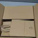 BagDream Gift Bags 100Pcs 5.25x3x8 Small Kraft Paper Gift Bags with Handles Bulk, Brown Paper Sacks for Small Business, Retail, Merchandise, Wedding Birthday Party Favor