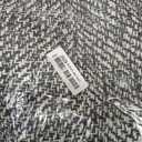 Collive Hallway Runner Rug, 2' x 5' Soft Washable Kitchen Runner Rug, Grey Contemporary Modern Laundry Room Rugs Indoor Hand-Woven Cotton Carpet for Bedroom Entryway Front Door Farmhouse