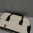 LOVEVOOK Laptop Backpack for Women, 15.6 Inch Work Business Backpacks Purse With Large Capacity, Waterproof Nurse Bag College Bookbag for School, Waterproof Casual Daypack for Travel (Beige-black)