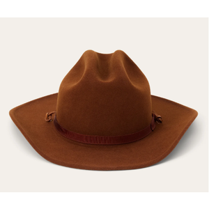 Western Cowboy Hat for Women: Wide Brimmed for Cowgirl - 2 Decorative Band for Men - Felt Hats for Party/Festival, M