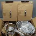 Cuisinart 7-Piece Stainless Steel Pots and Pans Set, Cookware Set Compatible with Induction, Electric, Gas Cooktops, Aluminum Core for Quick Even Heat, Cool Grip Handles, Dishwasher Safe, Oven Safe