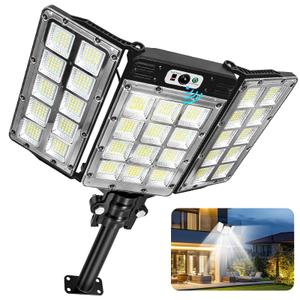 Solar Lights Outdoor, 270 Adjustable Motion Sensor Solar Flood Light
