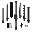 Curling Iron,PARWIN PRO BEAUTY 7 in 1 Curling Wand Set with 7 Interchangeable Barrels and Heat Protective Glove Auto Shut Off Dual Voltage