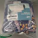 JSD Navy Floral Sheet Set King Size, 4 Piece Soft Printed Microfiber Sheets Extra Deep Pocket (Blue Flower)