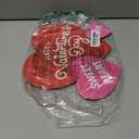 Valentines Day Decorations, Wooden Valentines Day Door Decor, Heart Shaped Door Hanging Sign, Happy Valentines Day Door Hanger Front Door Decorations for Home Porch, Wall, Outdoor (Red)