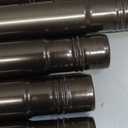 Curtain Rods for Windows 16 to 144 Inches Adjustable Length 1 Inch Diameter Window Curtain Rod with Aluminium End Cap, Antique Bronze