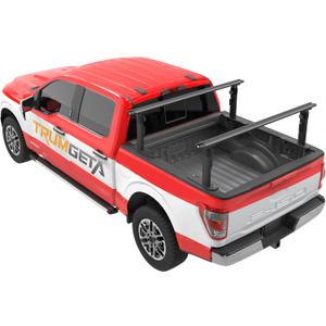 TRUMGETA Ladder Rack for Truck, 800 LBS Capacity Truck Bed Rack, 19"-25" Height-Adjustable Aluminum Truck Ladder Racks, Fit for Large-Size Pickup Ford F150/Ram 1500/Chevy Silverado/Sierra No Bed Rails