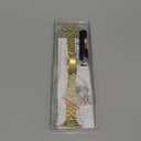 MioHHR Slim Metal Band Compatible with Apple Watch Band 42mm(Series 11 10) 41mm(Series 9 8 7) 40mm(Series 6 5 4 SE3/2/1) 38mm(Series 3 2 1),Stainless Steel iWatch Bands for Women,Gold