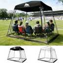 Teabelle Waterproof Clear Weather Pod - Windproof Sport Shelter with Removable Top Cover, Sturdy Frame Bubble Tent for Cheering, Watching Sports, Fishing & Camping