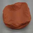 FUANGUI Bar Stool Covers Round Set of 4, Waterproof PU Seat Covers With Elastic Bands, Chair Covers Washable Cushion Slipcover for 12-15 Inch - Orange