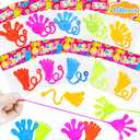 Large Sticky Hands Bulk Party Favors Supplies Toy Gifts for Kids (100 PCS), Halloween Goodie Bag Stuffer Fillers for Toddlers, Class Non Candy Treats Prizes Pinata Parade Throw Giveaways for Boys Girls