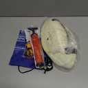 Glow in The Dark Football Size 9 & Youth Size 6, Luminous Glowing Footballs Super Grip Composite Leather Football Balls with Pump and Ball Carry Bag