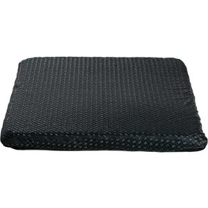 Gel Seat Cushion for Long Sitting - 16.5" x 14.5" x 2.4" (Extra ThickSoft) Gel Cushion for People Over 180 lbs, Pressure Relief Cushion for Office Chair, Egg Cushions for Wheelchair, Seat Pad for Car (Thicken Size Black Cover)