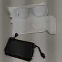 Blue Light Blocking Glasses - Fashion Square Eyeglasses, Anti UV Ray Computer Gaming Glasses Blue Blockers for Women/Men (*Black & Transparent)