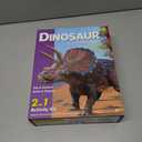 Dinosaur Triceratops Fossil Digging Kit for Kids 6+, 2-in-1 Dig & Build Educational Toy, Excavation Adventure with Paintable Model, Complete Paleontology Gift Set