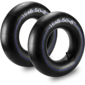 Heavy Duty 16x6.50-8, 16x7.50-8 Inner Tubes with TR-13 Straight Valve Stem by Cenipar, 16x650-8/16x750-8 Inner Tire Wheel for Heavy Duty Cart,Like Trunk,Tractor,Garden Carts,Golf Cart, Pack of 2