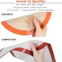 Silicone Baking Mats Set of 2 Round Non-Stick Reusable Air Fryer Linner - Best German Silicone - 12 inch