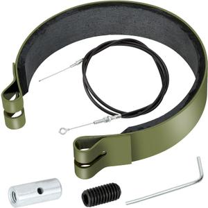 GREHUA 4" Go Kart Brake Band & 71" Throttle Cable Kit Compatible with Predator 212cc 196cc GX160 GX200 6.5hp Manco Bandit Critter 1492 4316 297 Azusa 2251-B Yerf-Dog Yard Cart Mini Bike ATV Parts