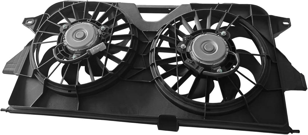Partsflow Engine Cooling Fan Assembly for 2005-2007 Chrysler Town & Country for 2005-2008 Chrysler Voyager for 2005-2007 Dodge Caravan for 2005-2007 Dodge Grand Caravan 620-042