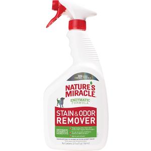 Natures Miracle Stain and Odor Remover Dog, 32 Ounces, Everyday Mess Enzymatic Odor Control Formula (32 Fl Oz (Pack of 1))