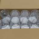 16oz Clear Plastic Jars With Lids,Plastic Jars With Lids,Airtight Container Ideal For Dry Food, Peanut Butter, Honey Jam,Cream, Bathroom and Storage(set of16)