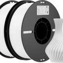 Creality 3D Printer Filament, 3D Printing Filament Tougher and Stronger, Accuracy +/- 0.02mm,2kg,White*2