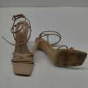 Calvin Klein Women's Tegin Heeled Sandal (6.5, Barley Nude 110)