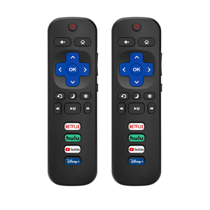 (Pack of 2) Replacement Remote Control Only for Roku TV, Compatible for TCL Roku/Hisense Roku/Onn Roku/Sharp Roku/Element Roku/Westinghouse Roku/Philips Roku Smart TVs (Not for Roku Stick and Box)