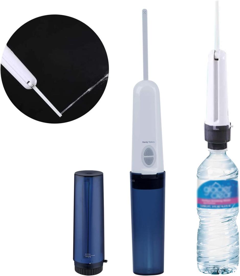 Hibbent Portable Bidet for Travel, High Pressure Handheld Electric Sprayer, Rechargeable Travel Bidet for Women & Men, Personal Hygiene Cleaning, Soothing Postpartum Care, Blue (1 PACK) Hibbent Portable Bidet for Travel, High Pressure Handheld Electric Sprayer, Rechargeable Travel Bidet for Women & Men, Personal Hygiene Cleaning, Soothing Postpartum Care, Blue (1 PACK)