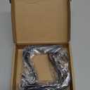 Palonu Christmas Stocking Holders Mantel Stocking Hangers Metal Hanging Hooks Ornament Hooks Fireplace Hanger Grip for Christmas Decorations (6, Black)