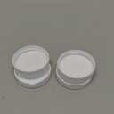 Kitchentoolz 48-400 Airtight White Plastic Lids for Bottles & Jars -Compatible with kitchentoolz Square Glass Milk Bottles 16oz - Pack of 4