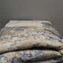 Area Rugs 6x9 Living Room: Large Soft Washable Rug Modern Abstract Anti-Skid Non-Shedding Carpet Indoor Floor Thin Carpets for Bedroom Dining Room Farmhouse Nursery Home Office Brown Blue