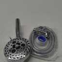 10 Settings Shower Head with Handheld, 5" High Pressure Showerhead Include 2 Powerful Wash Modes for Cleaning Bathroom, Hand Held Shower Head Set with Stainless Steel Hose Filter for Hard Water (Chrome)