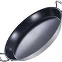LOLYKITCH Nonstick Paella Pan | Ceramic Coated | 16 Inch for Family of 8-10