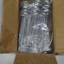 100 Pack Landscape Staples 8 Gauge 6 Inch Galvanized Garden Stakes SOD Pins Yard Lawn Spikes for Plant Cover, Tent, Weed Barrier Fabric, Turf, Inflatable and Outdoor Decoration