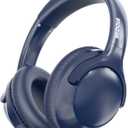 MIDOLA Bluetooth Headphones Over Ear 68H Playtime 6 EQ Wireless Headset with Microphone HiFi Stereo Foldable Lightweight Deep Bass for Travel Home Office Cellphone Blue