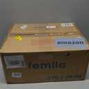 FEMILA Industrial Semi Flush Mount Light Fixture, 12" Farmhouse Ceiling Light Fixture for Porch, Hallway, Kitchen, Bedroom, 2 Pack, Oil Rubbed Bronze, 4FY15-F-2PK ORB