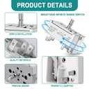 WB24T10025 Infinite Range Control Switch for GE Electric Range Stove, 8 Inch Surface Burner, Replacement for AH236750, EA236750, AP2024072, 769692, PS236750