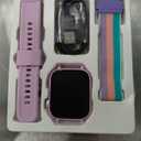 Xipax 4G Kids Smart Watch for Boys Girls with GPS Tracker, Kid Smartwatch Phone Call SOS Video Call for Kids Birthday Gift Ages 4-12, Purple