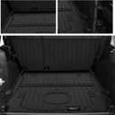 All Weather TPE Trunk Liner Compatible for 2007-2018 Jeep Wrangler JK Cargo Mats Accessories (for Jeep Wrangler JK Cargo Mats)