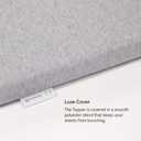 Tuft & Needle Mattress Topper, Queen Size, 2 inches of our Breathable, Supportive Adaptive Foam, Luxe Gray Cover, CertiPUR-US and Greenguard Gold Certified