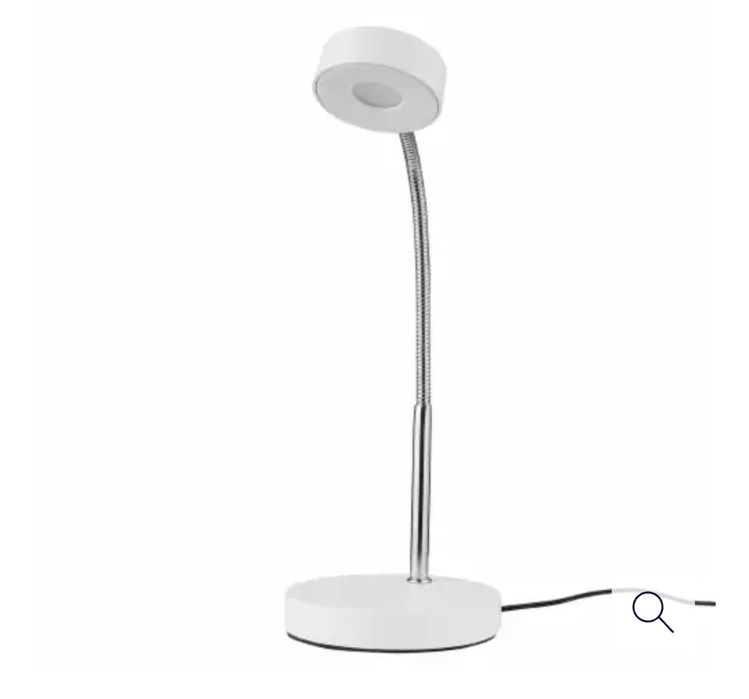 Globe Energy Star Cory LED Desk Lamp - Matte White