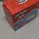 24 Pack Valentines Day Gifts for Kids, LED Light up Balls with Valentines Cards Flashing Spiky Ball Toys Bulk Glow in The Dark for Kids Boys Girls Classroom Exchange Prizes Party Favors Toys