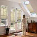 Top Down Bottom Up Cellular Skylight Shades for Ceiling & Door & Window, 46"W x 72"H