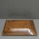 Wood Cutting Boards Set of 3  Non-Toxic Bamboo Chopping Boards for Kitchen with Deep Juice Grooves  Durable, Eco-Friendly Wooden Serving Boards for Meat, Vegetables & Fruit