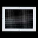 Fits 14x10 and 10x14 Duct Opening | Aluminum Eggcrate Return Air Grille | Low Noise & High Air Flow, Rust Proof Vent Cover Grill for Sidewall & Ceiling | White | Outer Dimensions: 15.75" X 11.75"