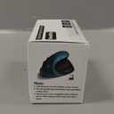 Ergonomic Mouse Wireless, Vertical Mouse Right Handed Small Mouse with 6 Buttons 1000/1200/1600 for Laptop, Desktop, PC, MacBook Purple AA